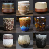 Керамична чаша за чай в японски стил Ретро Master Cup Преносими лични единични чаши Традиционен сервиз за чай Аксесоари Инфузер за чай