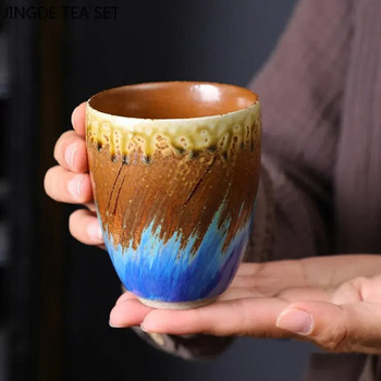 Керамична чаша за чай в японски стил Ретро Master Cup Преносими лични единични чаши Традиционен сервиз за чай Аксесоари Инфузер за чай