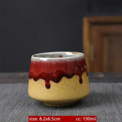 Керамична чаша за чай в японски стил Ретро Master Cup Преносими лични единични чаши Традиционен сервиз за чай Аксесоари Инфузер за чай
