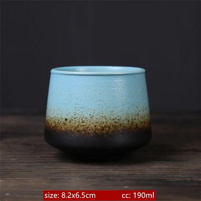 Керамична чаша за чай в японски стил Ретро Master Cup Преносими лични единични чаши Традиционен сервиз за чай Аксесоари Инфузер за чай