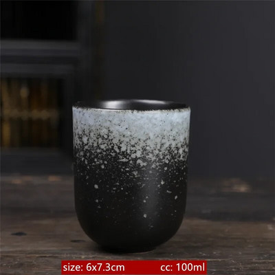 Керамична чаша за чай в японски стил Ретро Master Cup Преносими лични единични чаши Традиционен сервиз за чай Аксесоари Инфузер за чай