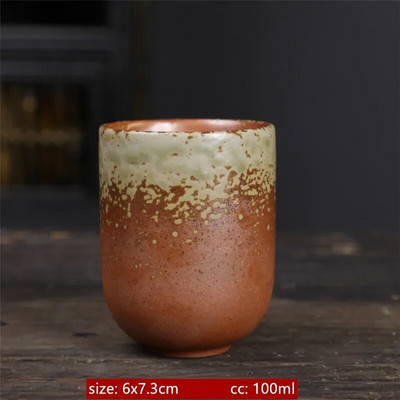 Керамична чаша за чай в японски стил Ретро Master Cup Преносими лични единични чаши Традиционен сервиз за чай Аксесоари Инфузер за чай