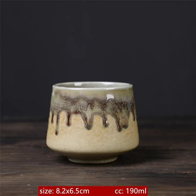 Керамична чаша за чай в японски стил Ретро Master Cup Преносими лични единични чаши Традиционен сервиз за чай Аксесоари Инфузер за чай