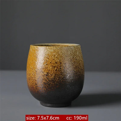 Керамична чаша за чай в японски стил Ретро Master Cup Преносими лични единични чаши Традиционен сервиз за чай Аксесоари Инфузер за чай