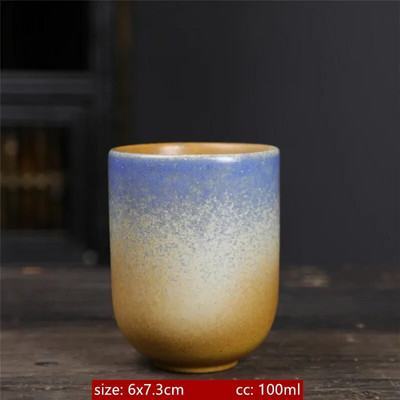 Керамична чаша за чай в японски стил Ретро Master Cup Преносими лични единични чаши Традиционен сервиз за чай Аксесоари Инфузер за чай