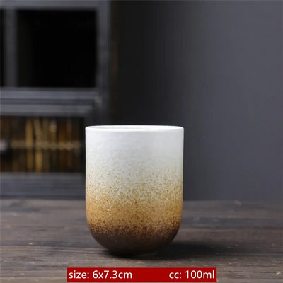 Керамична чаша за чай в японски стил Ретро Master Cup Преносими лични единични чаши Традиционен сервиз за чай Аксесоари Инфузер за чай
