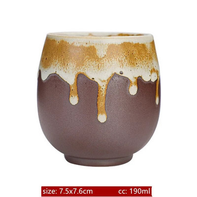 Керамична чаша за чай в японски стил Ретро Master Cup Преносими лични единични чаши Традиционен сервиз за чай Аксесоари Инфузер за чай