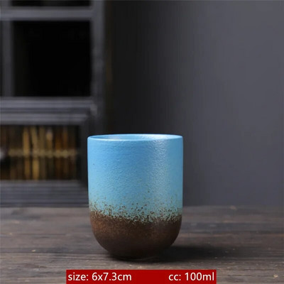 Керамична чаша за чай в японски стил Ретро Master Cup Преносими лични единични чаши Традиционен сервиз за чай Аксесоари Инфузер за чай