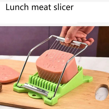 Μεσημεριανό Meat Slicer Σύρματα από ανοξείδωτο χάλυβα Slicer Food Cutter Gadget κουζίνας για τυρί αυγά λαχανικά r Gadget κουζίνας