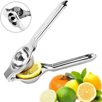 Χειροκίνητος αποχυμωτής από ανοξείδωτο ατσάλι Lemon Press για Εργαλεία Κουζίνας Lime Citrus Hand Squeeer Αποχυμωτής Φρούτων Πορτοκάλι Λεμόνι σε φέτες
