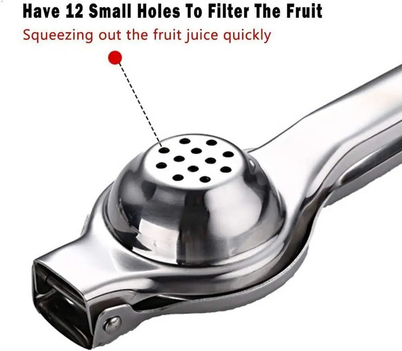Preša za limun, ručni sokovnik od nehrđajućeg čelika za kuhinjske alate, limeta, agrumi, ručni cijedilac, sokovnik za voće, naranča, cijediljka za kriške limuna