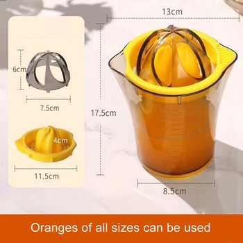 Φορητός αποχυμωτής φρούτων πορτοκαλί εσπεριδοειδών Εγχειρίδιο Fruit Squeezer Machine Εργαλειομηχανή Lemon Juicer Hand Rotation Press Εργαλείο οικιακής κουζίνας