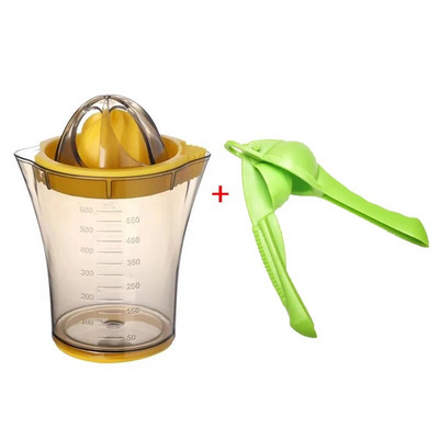 Prijenosni sokovnik za voće Orange Citrus Ručni stroj za cijeđenje voća Sokovnik za limun Ručna rotacijska preša Kućanski kuhinjski alat