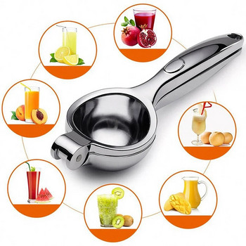 Εγχειρίδιο οικιακής χρήσης από ανοξείδωτο ατσάλι Φρούτα λεμόνι Αποχυμωτής χεριών εσπεριδοειδών πορτοκαλιού Στίφτης μηχανής Τύπου ανθεκτικό εργαλείο κουζίνας