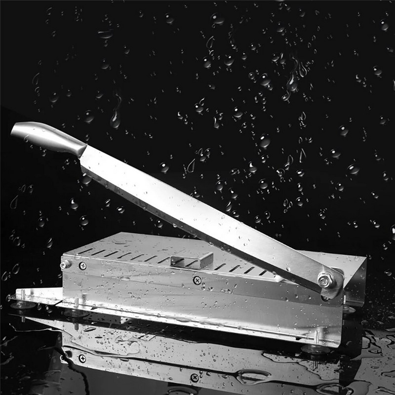 Komercijalni ručni rezač za smrznuto meso Alat za rezanje kostiju Rezač za meso od nehrđajućeg čelika od mljevene janjeće kosti Piletina Patka Rezanje ribe