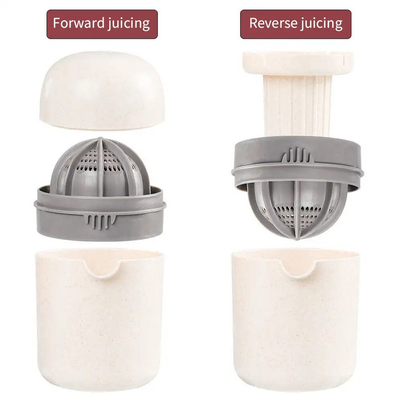 Protuklizno razvrtanje Ručni sokovnik za voće Cjedilo za naranče Rotacija poklopca Preša za limun limeta Grejpfrut Prijenosni stroj za kapacitet