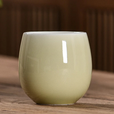Напукана с лед керамична чаша за чай, ръчно изработена бутикова порцеланова чаша за чай, домакинска лична купа за чай Master Cup Чаен сервиз Консумативи