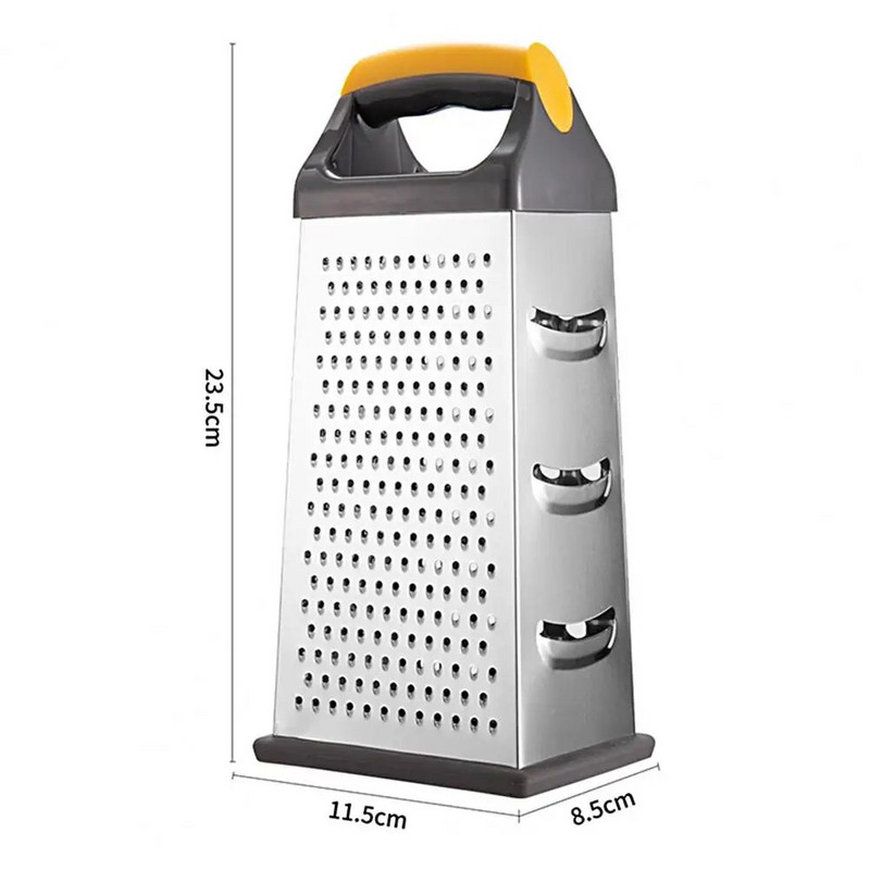 Ribelica Praktično četverostrano ribanje u kutiji Prikladan višenamjenski rezač povrća Kuhinjski dodaci otporni na hrđu