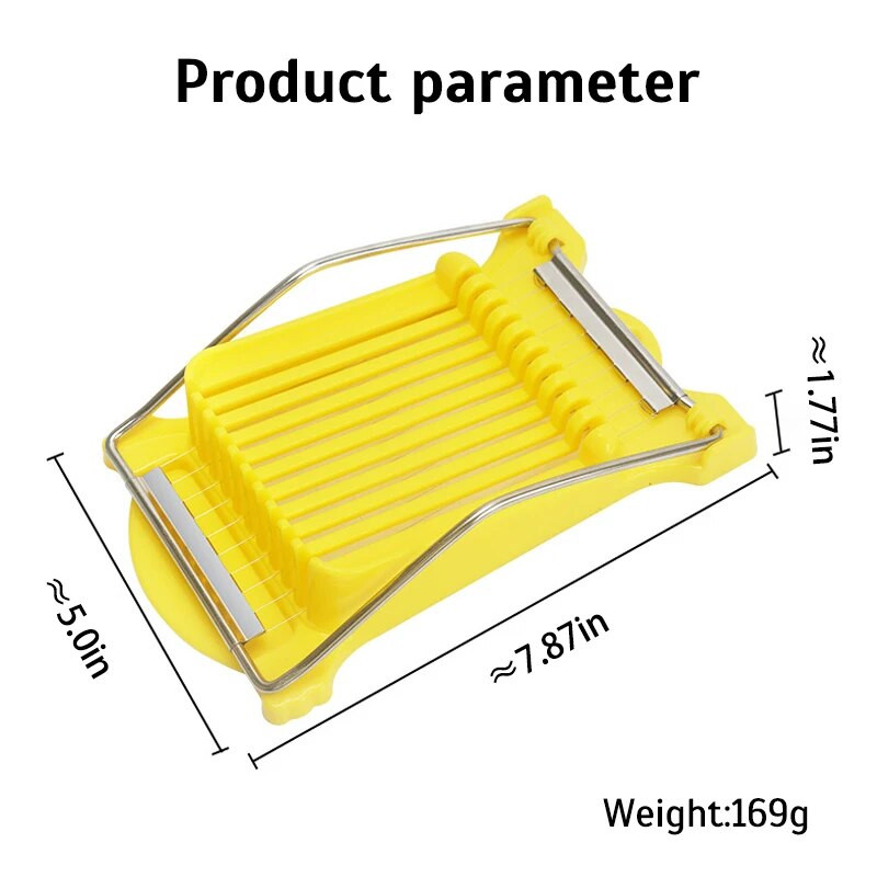 Rezač za meso za ručak Žice od nehrđajućeg čelika Rezač za hranu Sir Jaja Povrće Voće Mekana hrana Rezač za sushi Kuhinjski gadget