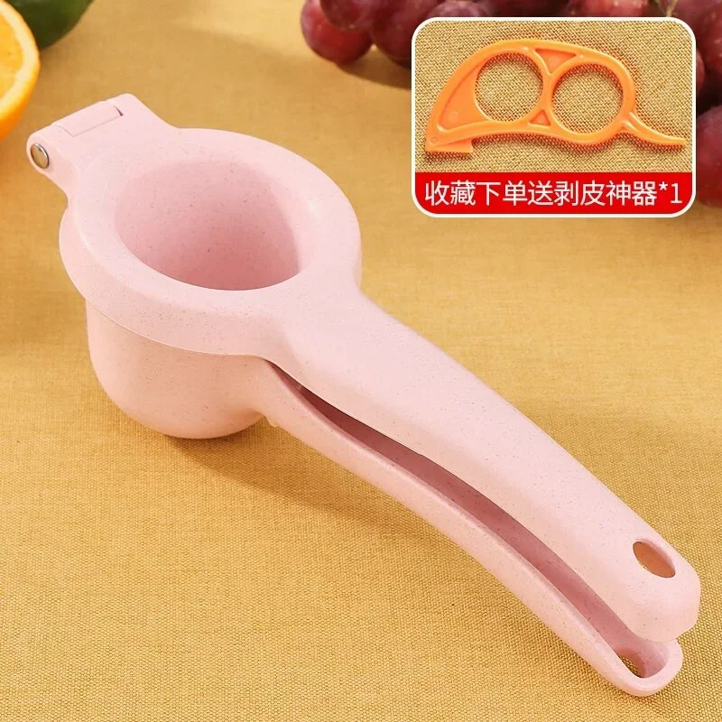 Jednostavan za držanje, ručni cijedilac limuna, dizajn duboke čaše, sokovnik za limun, ručni sokovnik od pšenične slame, naranče