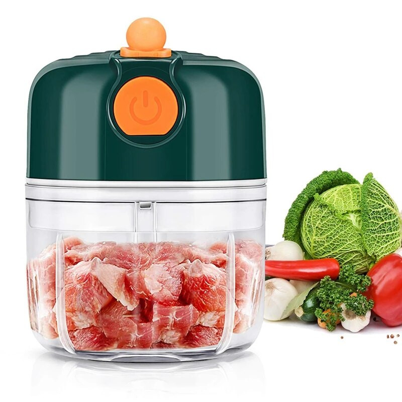 Minőségi elektromos mini aprító, újratölthető fokhagymagép vezeték nélküli gyümölcs kisdaráló konyhai darálás chili hagymás zöldséghez