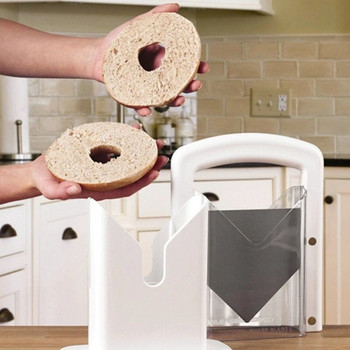 Οικιακά Βολικοί κόφτες γκιλοτίνας Bagel Συσκευές για ψωμί Εγχειρίδιο Κόφτης κοπής Εργαλεία ψησίματος κουζίνας Αξεσουάρ κουζίνας