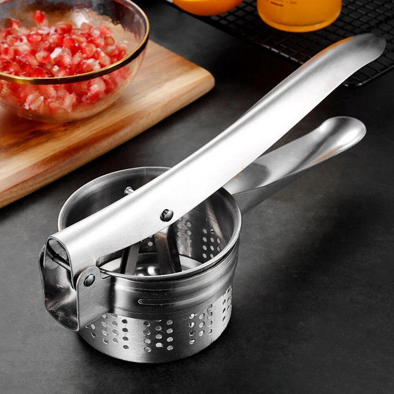 Gyümölcs présfacsaró kreatív kézikönyv Citrus narancsfacsaró Kézzel készített ezüst tartós, többfunkciós, nem mérgező présszerszámok zöldségekhez