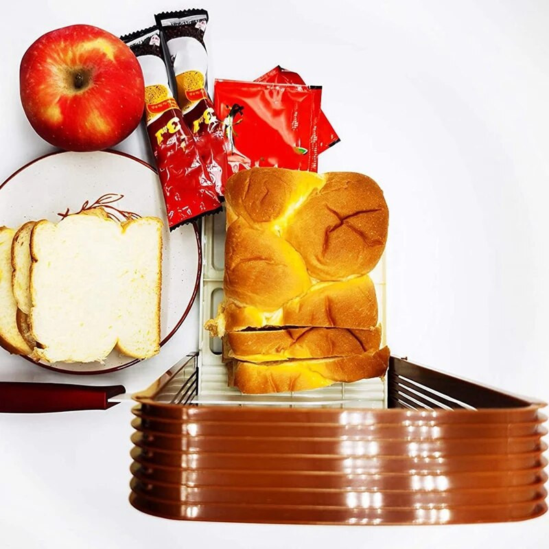 VRUĆA RASPRODAJA Vodič za rezanje rezača kruha Rezač kruha tosta Rezač kruha za kruh, kolače, peciva Rezač štruce Sendvič pekač