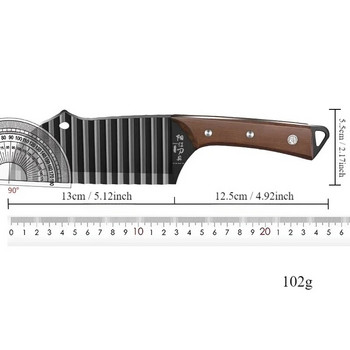 Нож за картофи с вълчи зъб Специален нож, вълнообразен нож за пъпеш и плодове, кухненски нож за рязане на зеленчуци от неръждаема стомана TB9195