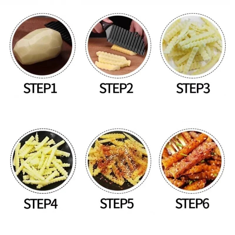 „Wolf Tooth“ bulvių peilis specialus peilis, melionų ir vaisių bangų bangavimo peilis, virtuvės daržovių pjaustymo peilis iš nerūdijančio plieno TB9195