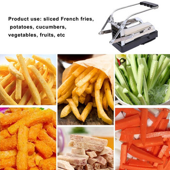 Ръчна резачка за картофен чипс Резачка за пържени картофи Машина за ленти от неръждаема стомана Машина за кълцане на плодове и зеленчуци Кухненски инструменти