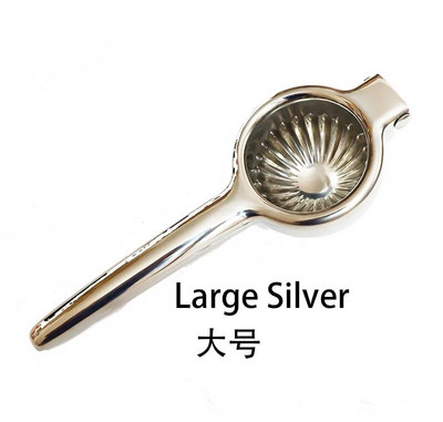 Ručni cijedilac limuna od nehrđajućeg čelika Sokovnik za citruse Cjedilnik limete Kuhinjski barski alat - bakrena/zlatna/srebrna boja