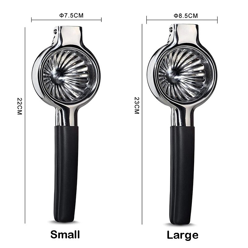 Ručni cijedilac limuna od nehrđajućeg čelika Sokovnik za citruse Cjedilnik limete Kuhinjski barski alat - bakrena/zlatna/srebrna boja