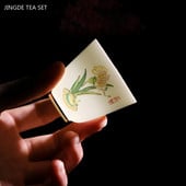 Kiniškas keramikinis arbatos puodelis rankomis dažytas grožio portretas meistro puodeliai Boutique arbatos dubenėlis meditacijos puodelis porcelianinis arbatos rinkinio priedai