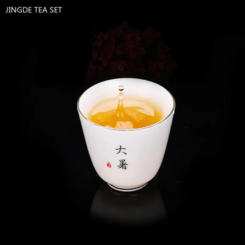Κινεζικό κεραμικό φλιτζάνι τσαγιού ζωγραφισμένο στο χέρι Beauty Portrait Master Cups Boutique Tea Bowl Διαλογισμός Φλιτζάνι τσαγιού Αξεσουάρ σετ τσαγιού από πορσελάνη