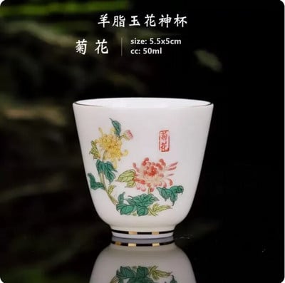 Kiniškas keramikinis arbatos puodelis rankomis dažytas grožio portretas meistro puodeliai Boutique arbatos dubenėlis meditacijos puodelis porcelianinis arbatos rinkinio priedai