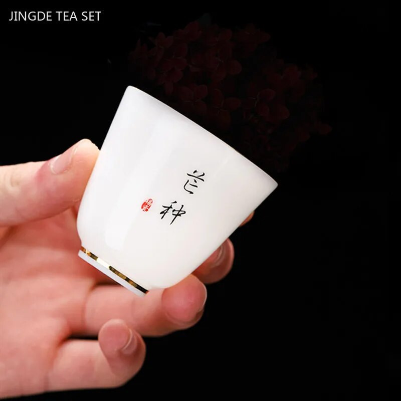 Kiniškas keramikinis arbatos puodelis rankomis dažytas grožio portretas meistro puodeliai Boutique arbatos dubenėlis meditacijos puodelis porcelianinis arbatos rinkinio priedai