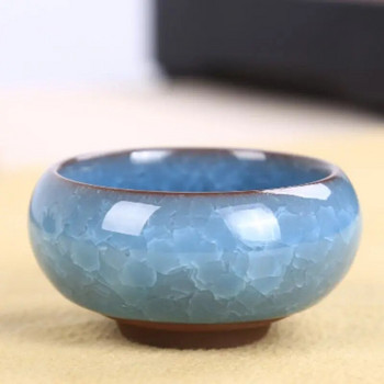 Ice Crack Glaze Pattern Лилава глинена чаша за чай Японска малка чаша за чай Керамични кунгфу инструменти за чай Сукулентна мини саксия 1 БР. LE238