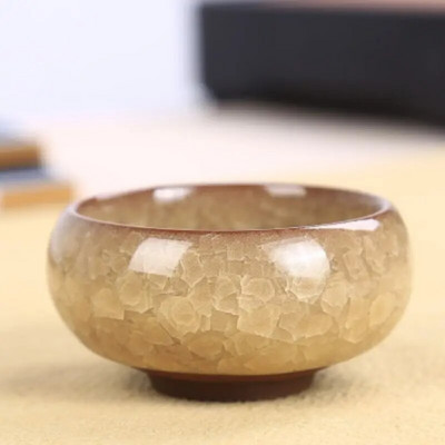 Jégrepedezett mázmintás lila agyag teáscsésze japán kis teáscsésze kerámia kungfu teaeszközök zamatos mini virágcserép 1 DB LE238