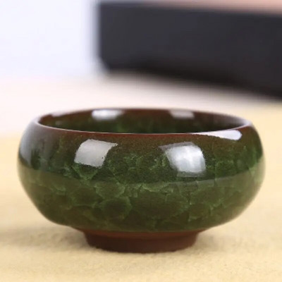 Jégrepedezett mázmintás lila agyag teáscsésze japán kis teáscsésze kerámia kungfu teaeszközök zamatos mini virágcserép 1 DB LE238