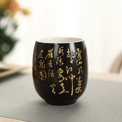 1db kínai kerámia teáscsésze kézzel készített fehér porcelán teáscsészék Kávés bögre csésze Mester teáskészlet Kiegészítők Háztartási italok