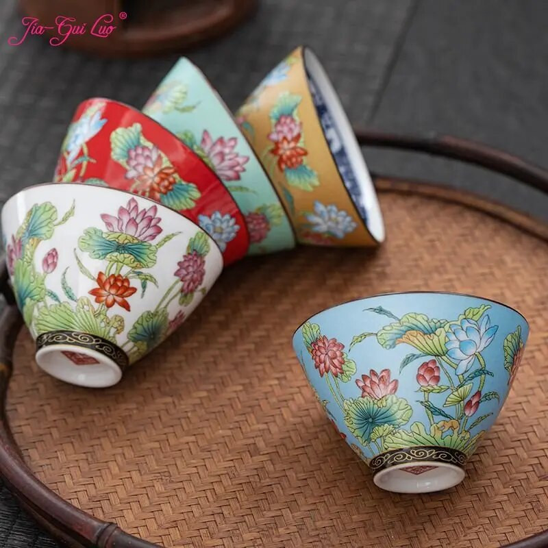 JIA GUI LUO-Keramičke šalice za čaj, Tazas De Ceramica, Šalice za kavu, Kineska šalica za čaj, Kiln Change Tea Cup, I118, 70 ml