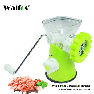 Mașină de tocat carne manuală multifuncțională de înaltă calitate WALFOS pentru tocarea cărnii/legumelor/condimentelor pentru tocat carne manuală pentru cârnați