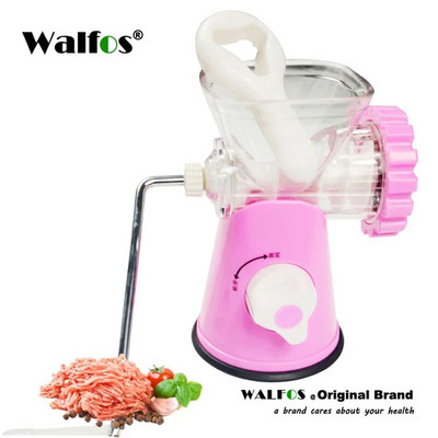 Mașină de tocat carne manuală multifuncțională de înaltă calitate WALFOS pentru tocarea cărnii/legumelor/condimentelor pentru tocat carne manuală pentru cârnați