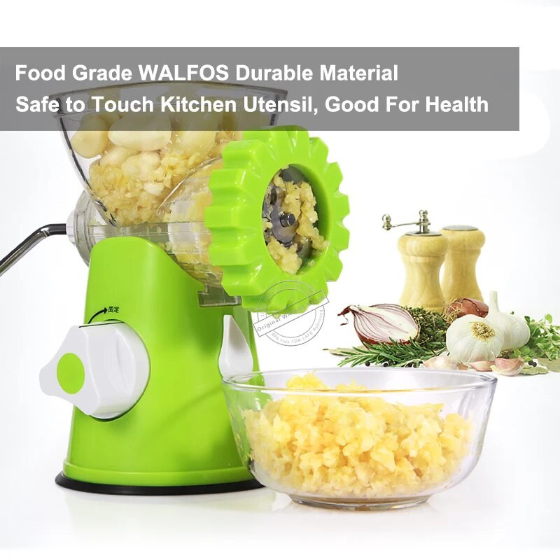 Mașină de tocat carne manuală multifuncțională de înaltă calitate WALFOS pentru tocarea cărnii/legumelor/condimentelor pentru tocat carne manuală pentru cârnați