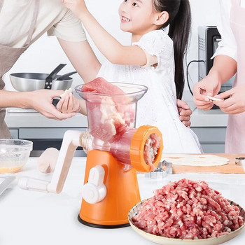 Χειροκίνητος μύλος κρέατος Πολυλειτουργικός κόφτης λαχανικών κουζίνας Μηχανή επεξεργασίας φαγητού τεμαχισμένου κρέατος θησαυρός λουκάνικου σκόρδου