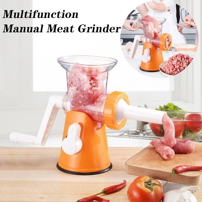 Ručni višenamjenski stroj za mljevenje mesa Kuhinjski rezač povrća Kuhinjski procesor Ručno narezano meso Gnječilica za kobasice