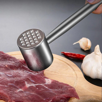 Meat Hammer Οικιακό Ανοξείδωτο Χάλυβα Meat Beat Hammer Φτιάχνω μοσχαρίσιο κοτόπουλο More Loose Meat Sauce Tool Επαγγελματικά εργαλεία κουζίνας