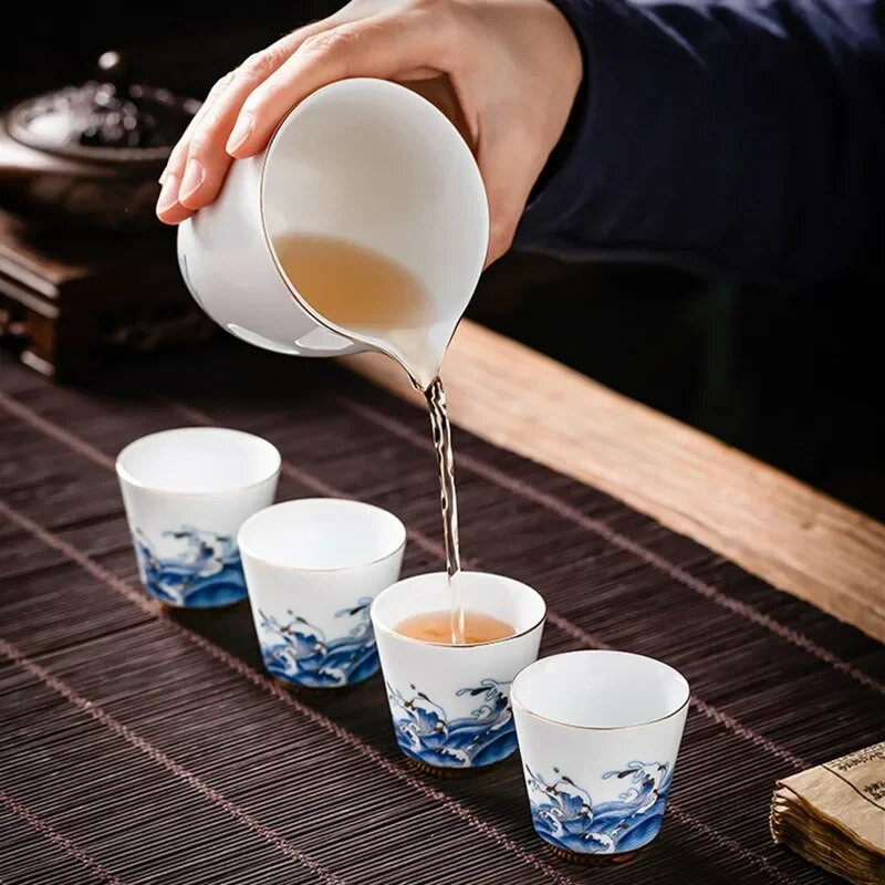 Kineska keramička šalica za čaj, osobna meditacija, jedna šalica, prijenosna putna zdjela za čaj Pu'er Master Cup, ručni pribor za set za čaj