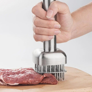 Кухненска игла за крехко месо Инструмент за готвене на месо Чук за пържоли от неръждаема стомана 304 Игла за чук Чук за пържоли